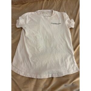 Abercrombie & Fitch Mens White Graphic T-Shirt Flagship Cities Logo Small S